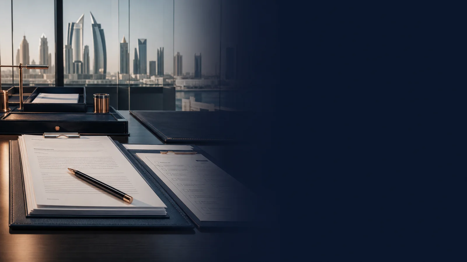 مستشار يراجع عقدًا تجاريًا ونطاق الالتزامات